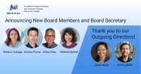 MICCAI Society Welcomes New Board Members and Secretary, and Thanks Outgoing Directors