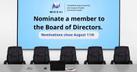 Call for nominations - MICCAI Board of Directors - due Aug 11