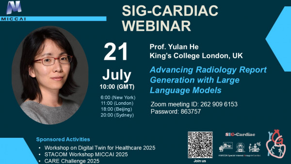 Cardiac SIG Online Talk in July 2025